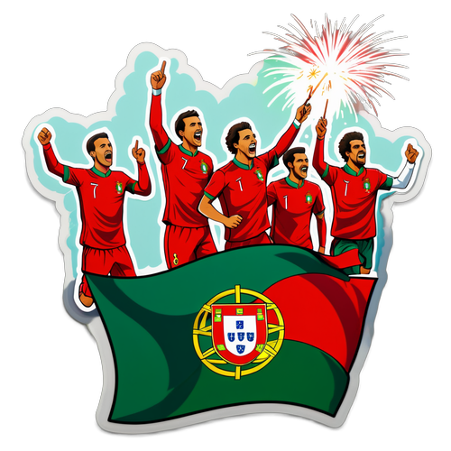 Perayaan Menakjubkan! Saat Tim Nasional Portugal Mengguncang Jadi Juara dengan Kembang Api yang Memukau!