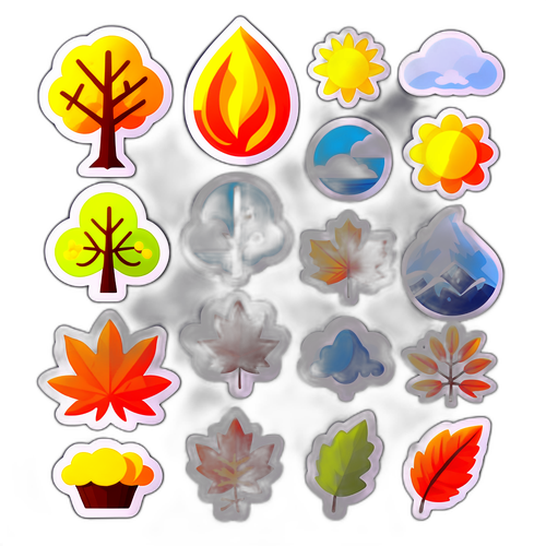 계절에 맞춘 스티커