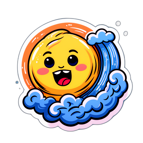 Kaibig-ibig na Cartoon ng Bagyo