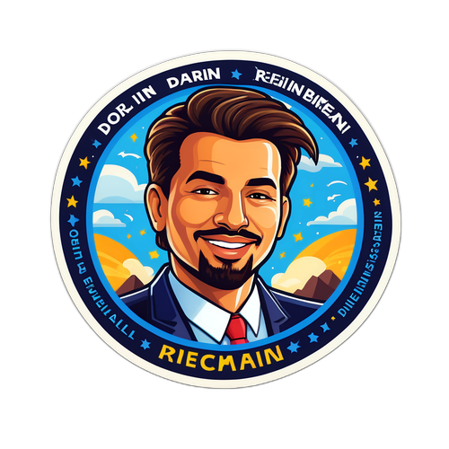 Sticker dedicat lui Dorin Recean