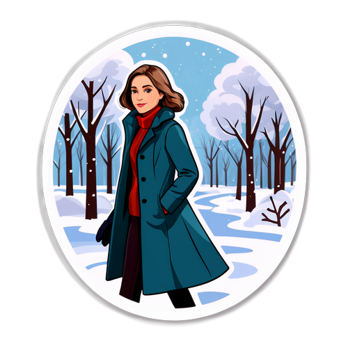 Natalia Szroeder w eleganckim zimowym płaszczu