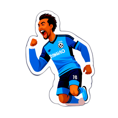 Vzrušení z fotbalového zápasu Malmö proti Dinamu Záhřeb