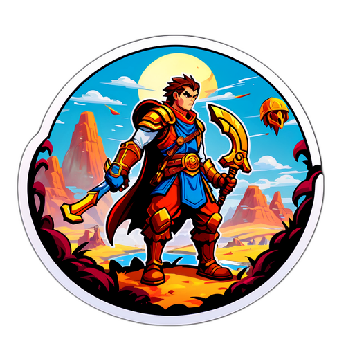 Sticker cu personaje din jocul 'Chrono Odyssey'