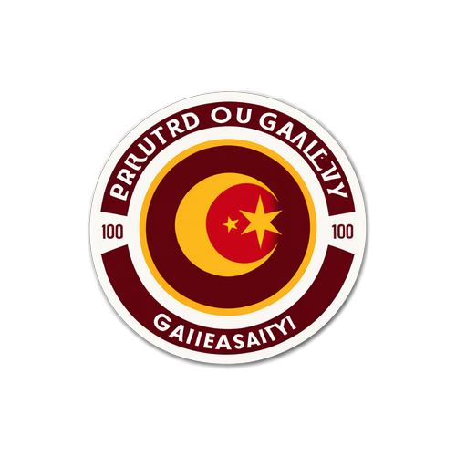 Trots op Ons Team! Galatasaray Logo Sticker die je Harten Zal Veroveren