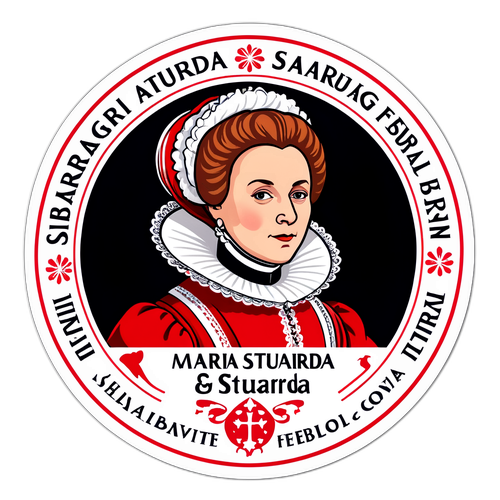 Aufkleber für das Salzburger Festival: Maria Stuarda