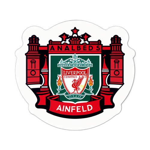 Sticker ya Uwanja wa Anfield