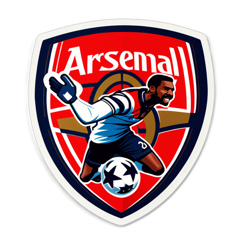 ออกแบบสติ๊กเกอร์ที่แสดงถึงความตื่นเต้นของเกม Arsenal vs Spurs