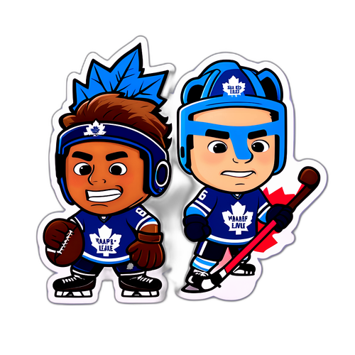 Maple Leafs & Panthers Meme Sticker