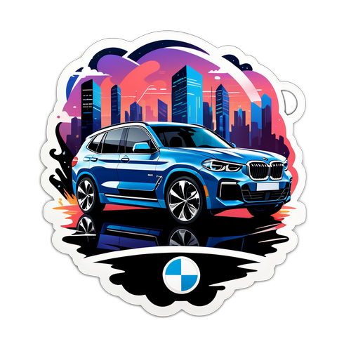 BMW iX3 Futuristinen Tarra