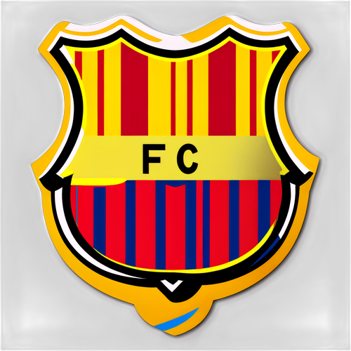 FC Barcelona Crest with Catalan Flag