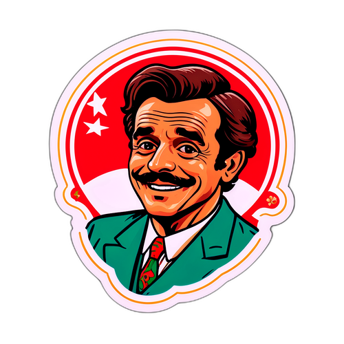 Sticker nostalgie Pippo Baudo