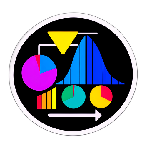 Colorful Chart and Graph Sticker