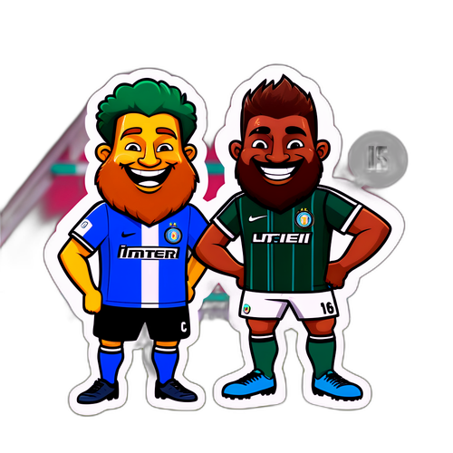 Puno ng Kasiyahan: Cartoon ng mga Maskot ng Inter at Fluminense