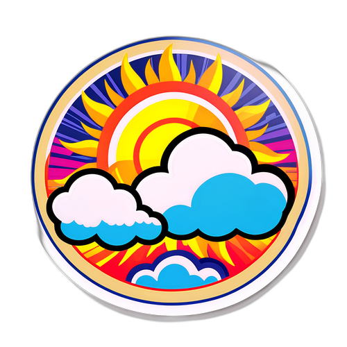 Makulay na Logo ng Pagasa Sticker
