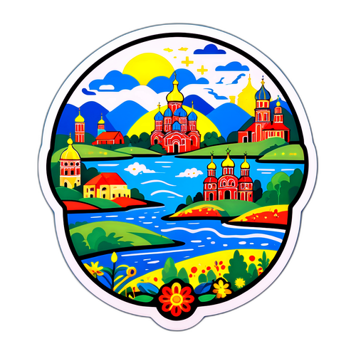 Художнє зображення українських пейзажів та культурних символів