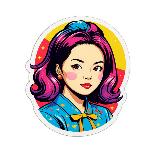 高子鈴木のポップアートスタイルデザイン