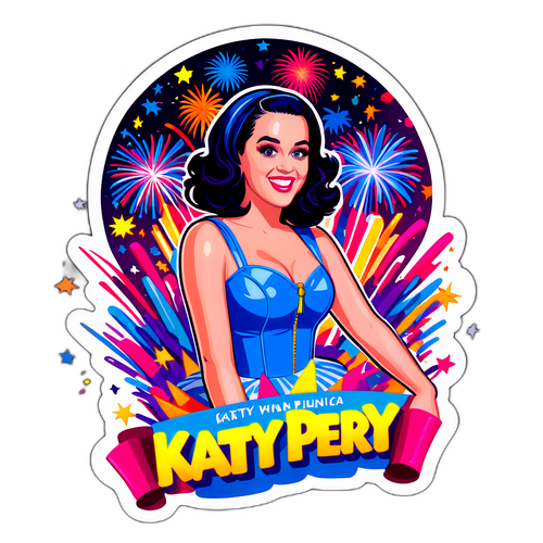Adesivo Musicale di Katy Perry