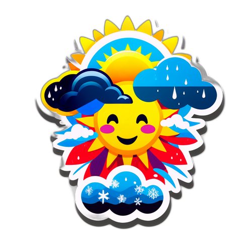 Sticker de Clima Alegre de Mendoza