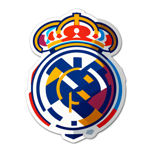 Diseño de sticker Real Madrid y Atlético de Madrid