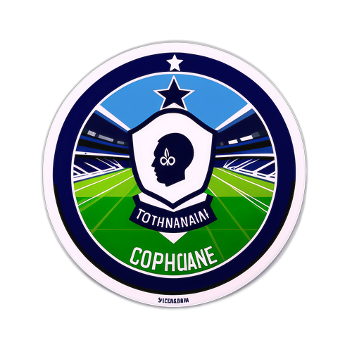 Tottenham vs København Klistermærke