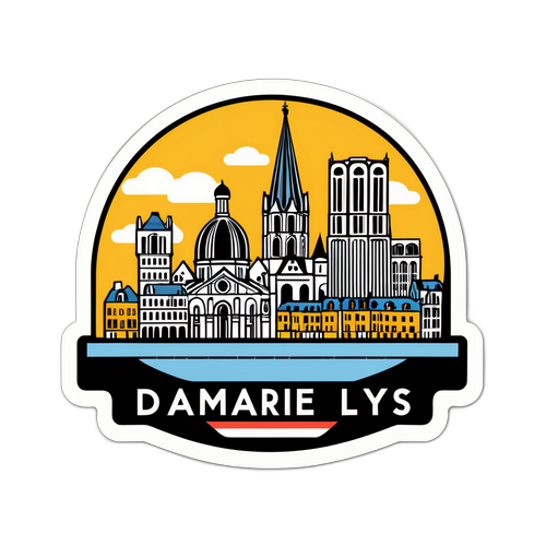 Sticker représentant Dammarie les Lys