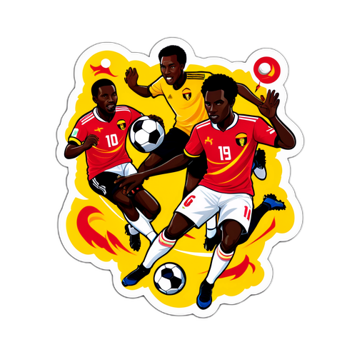Sticker ya Timu ya Taifa ya Uganda