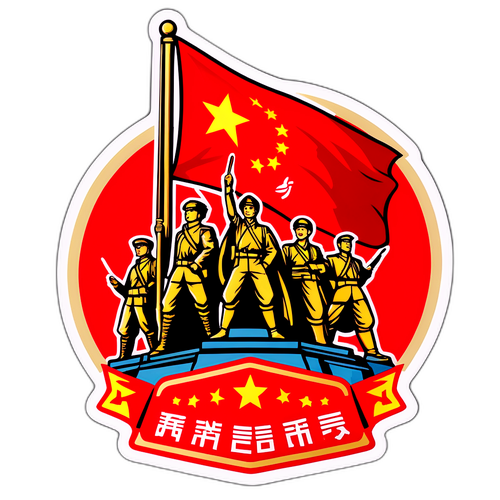 爱国主义贴纸设计