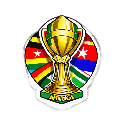 Кубок Африки в форме золотого трофея