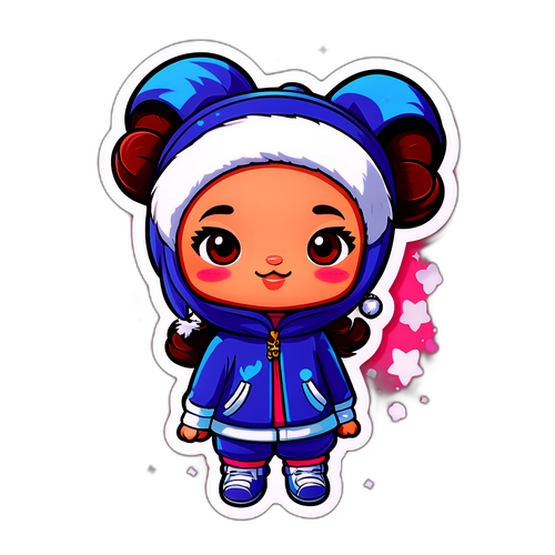 สติกเกอร์การ์ตูนน่ารักของโจ ณัฐวุฒิ