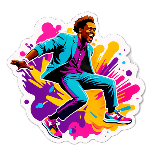 Vibrant Jazz Chisholm Jr. Sliding Sticker