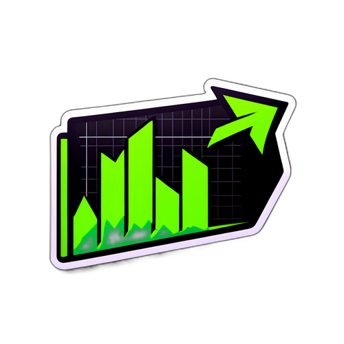 NVIDIA股票價格成長貼紙
