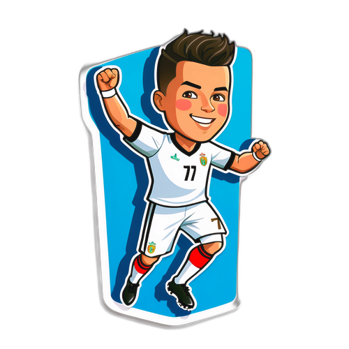 호날두의 유명한 골 기념행동 캐릭터