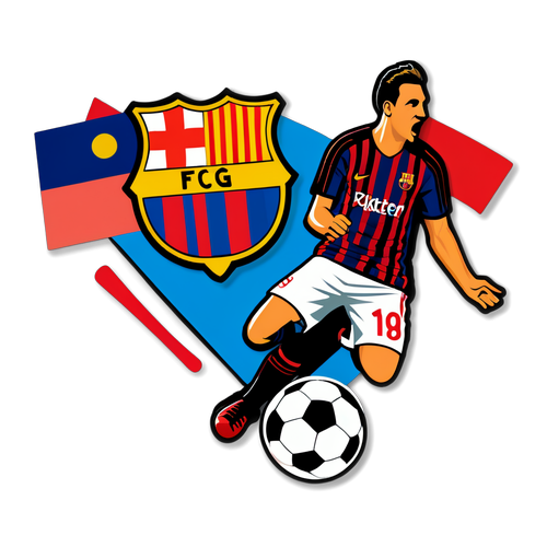 Barcelona ve Milan Aşkı: Futbol Tutkusunu Yansıtan Efsanevi Sticker!