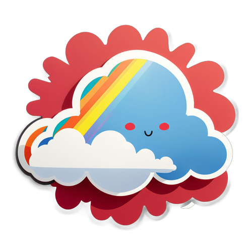 ¡Descubre la Nube Sonriente que Iluminará Tu Día! 🌈☀️