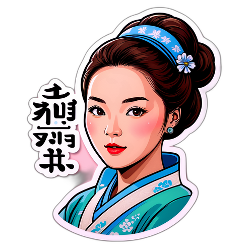 여름의 요리 스티커 디자인