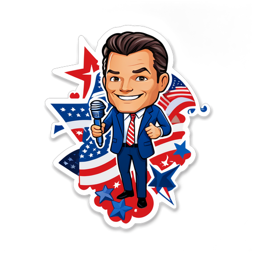 Sticker af Pete Hegseth