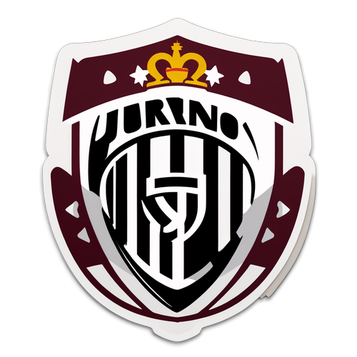 Perang Suku Bola: Sticker Seni Juventus dan Torino dengan Pola Sepak Bola yang Mengguncang!