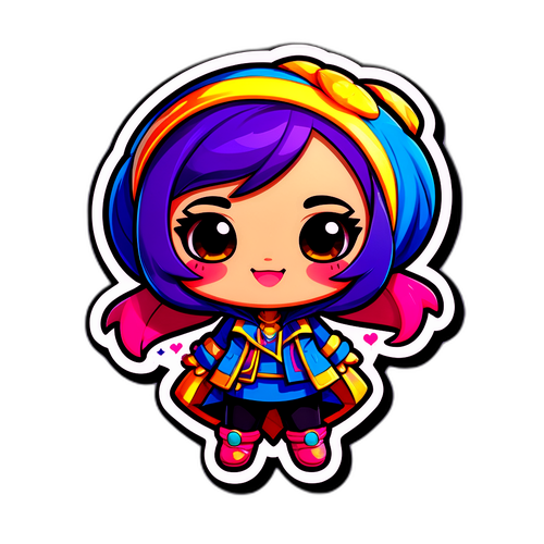 可愛的LOL角色貼紙