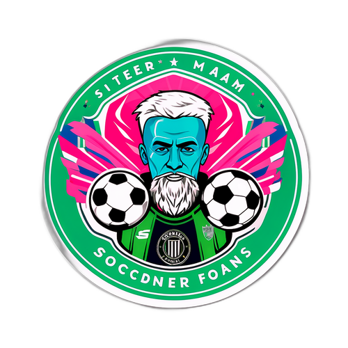 Sticker Merayakan Kepelbagaian Peminat Bola Sepak