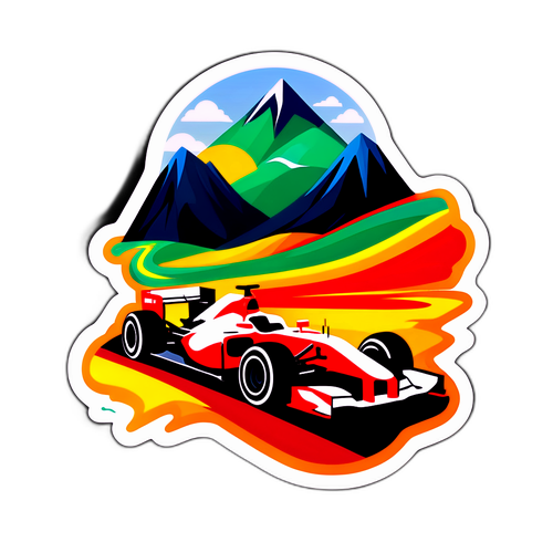 Autocolant Formula 1 în Azerbaidjan