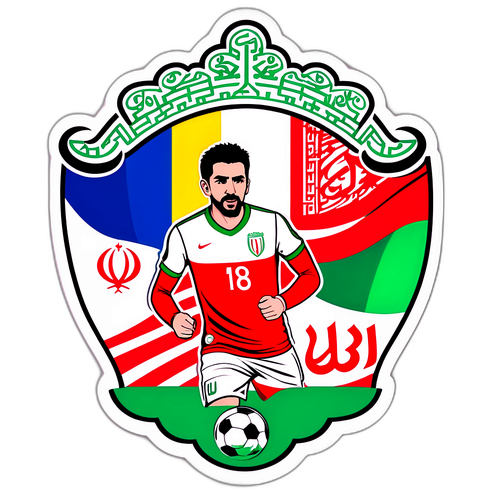 Sticker U23 Iran vs