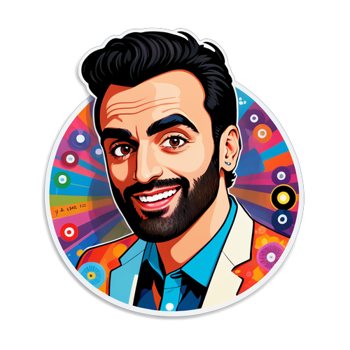 Design Giocoso di Marco Mengoni come Disco di Vinile