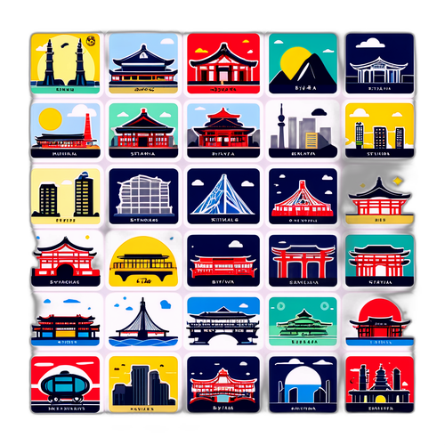 日比谷線の各駅を象徴するデザイン