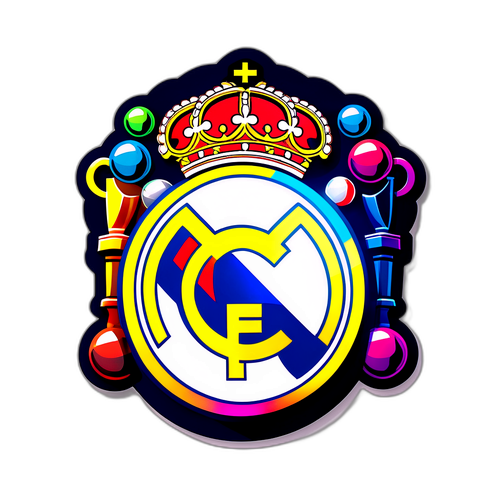 Reaal Madridin vaakuna ja jalkapallopalkinnot