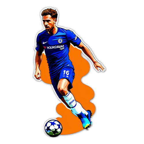 Chelsea FC Cole Palmer Action Sticker