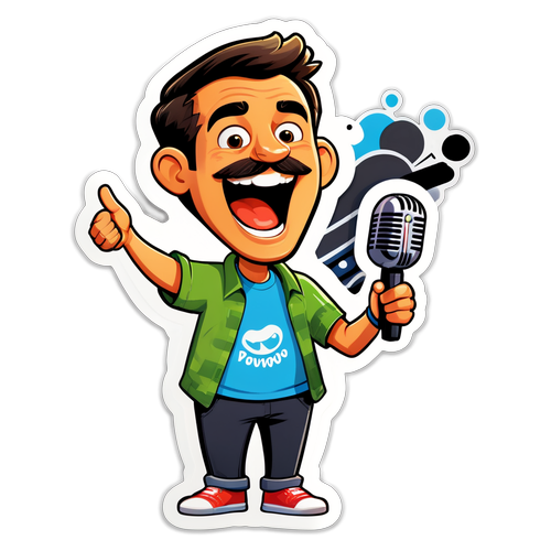Marcão do Povo em Ilustração Divertida