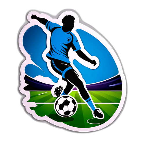 Sticker bóng đá kịch tính
