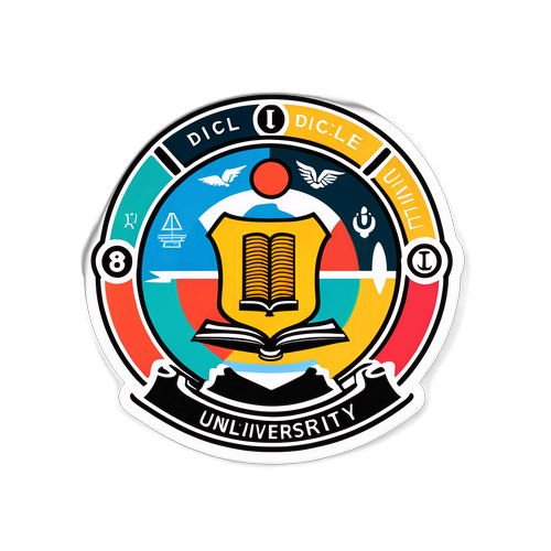 Dicle Üniversitesi Akademik Semboller Stickerı