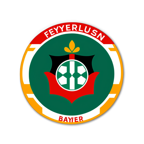 Minimalistyczny Szok: Logo Feyenoordu i Bayeru Leverkusen na Futbolowym Tle, Które Musisz Zobaczyć!