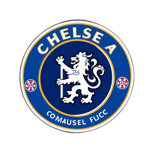 Klistermärke med Chelsea FC:s emblem